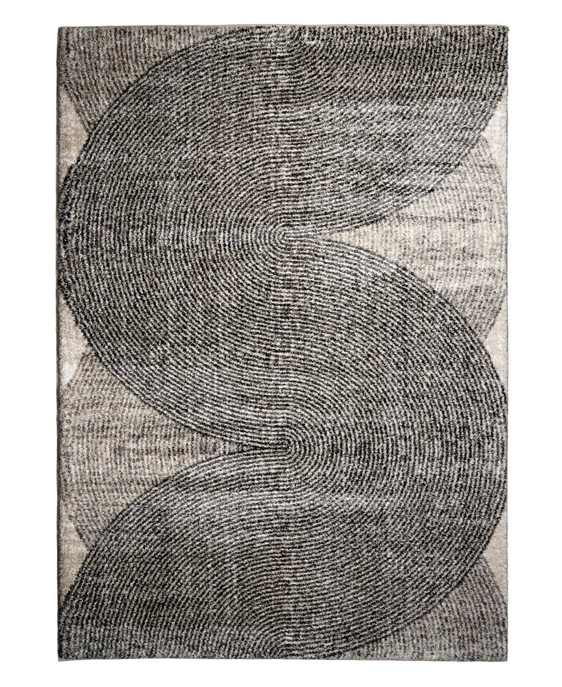 Orian Rugs Cloud 19 Vinyle Tracks 7'10" x 10'10" Area Rug