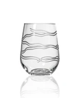 Rolf Glass Good Vibrations Stemless Wine Tumbler 17oz