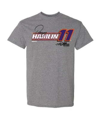 Men's Joe Gibbs Racing Team Collection Gray Denny Hamlin Lifestyle 1-Spot T-shirt