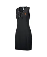 Women's Tommy Bahama Black San Francisco Giants Island Cays Lace-Up Spa Dress