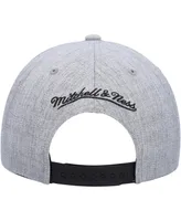 Men's Mitchell & Ness Heather Gray San Antonio Spurs Hardwood Classics 2.0 Snapback Hat