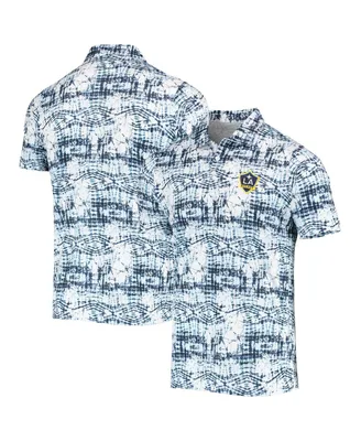 Men's Antigua Navy La Galaxy Vivid Polo Shirt