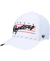 Men's '47 Brand White Toronto Raptors Downburst Hitch Snapback Hat