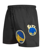 Men's Pro Standard Black Golden State Warriors Classics Woven Shorts