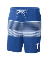 Men's G-iii Sports by Carl Banks Royal Texas Rangers Coastline Volley Swim Shorts