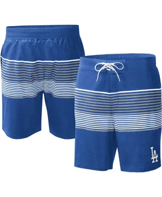 Men's G-iii Sports by Carl Banks Royal Los Angeles Dodgers Coastline Volley Swim Shorts