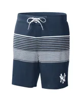 Men's G-iii Sports by Carl Banks Navy New York Yankees Coastline Volley Swim Shorts