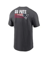 Men's Nike Anthracite New England Patriots Blitz Essential T-shirt