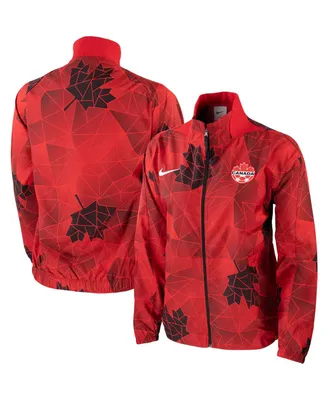 Women's Nike Red 2023 Canada National Team Anthem Performance Full-Zip Jacket