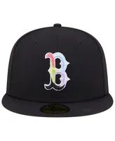 Men's New Era Black Boston Red Sox Multi-Color Pack 59FIFTY Fitted Hat