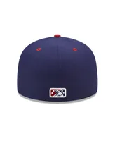 Men's New Era Navy, Red Round Rock Express Marvel x Minor League 59FIFTY Fitted Hat