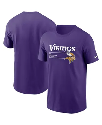 Men's Nike Purple Minnesota Vikings Division Essential T-shirt