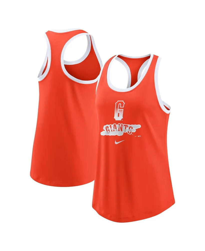 Women's Nike Orange San Francisco Giants City Connect Tri-Blend Tank Top