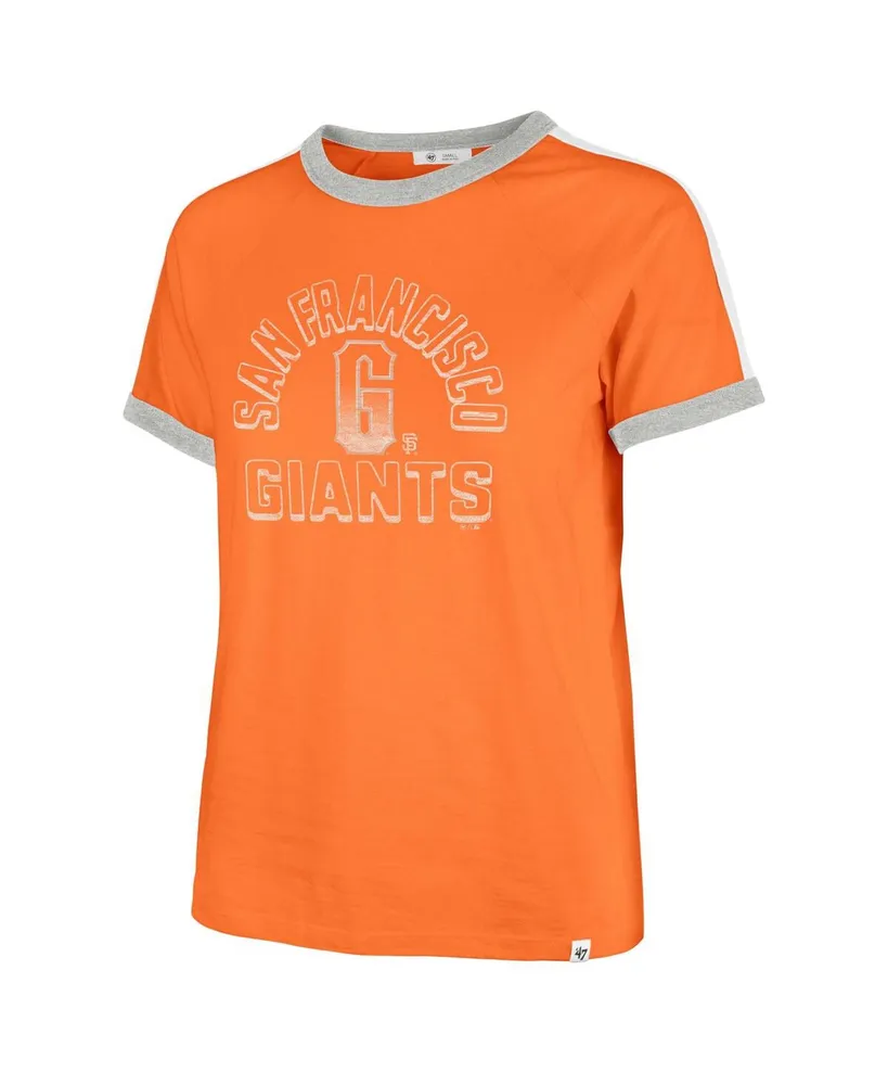 Women's '47 Brand Orange San Francisco Giants City Connect Sweet Heat Peyton T-shirt