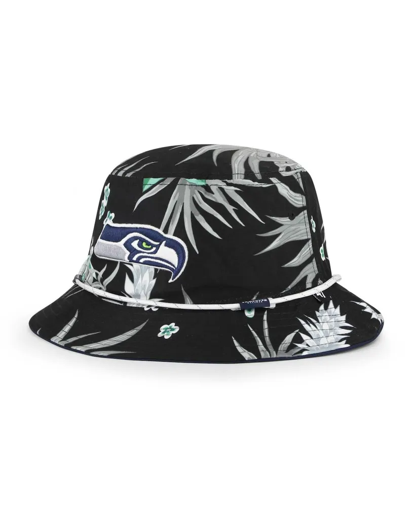 Men's '47 Black Miami Dolphins Dark Tropic Bucket Hat