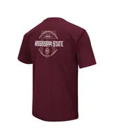 Men's Colosseum Maroon Mississippi State Bulldogs Oht Military-Inspired Appreciation T-shirt