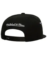 Men's Mitchell & Ness Black Washington Capitals Double Trouble Lightning Snapback Hat