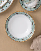 Noritake Serene Garden 4 Piece Soup Bowls Set, 7", 20 oz, Service for 4