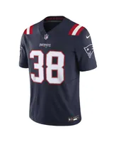 Men's Nike Rhamondre Stevenson Navy New England Patriots Vapor F.u.s.e. Limited Jersey