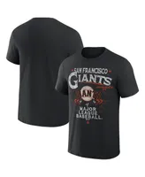 Men's Darius Rucker Collection by Fanatics Black San Francisco Giants Beach Splatter T-shirt