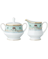 Noritake Serene Garden Sugar Creamer 2 Piece Set