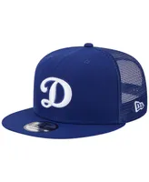 Men's New Era Royal Los Angeles Dodgers D Logo Team Color Trucker 9FIFTY Snapback Hat