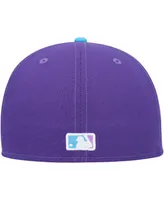 Men's New Era Purple Toronto Blue Jays Vice 59FIFTY Fitted Hat