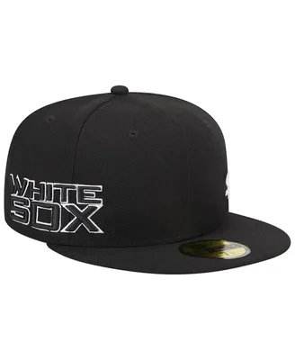 Men's New Era Black Chicago White Sox Jersey 59FIFTY Fitted Hat