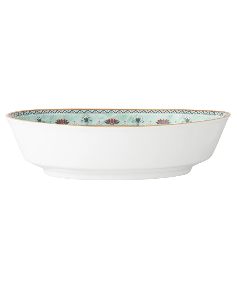 Noritake Serene Garden Oval Vegetable Bowl, 9.75", 46 oz