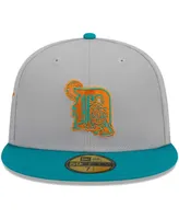 Men's New Era Gray, Teal Detroit Tigers 59FIFTY Fitted Hat