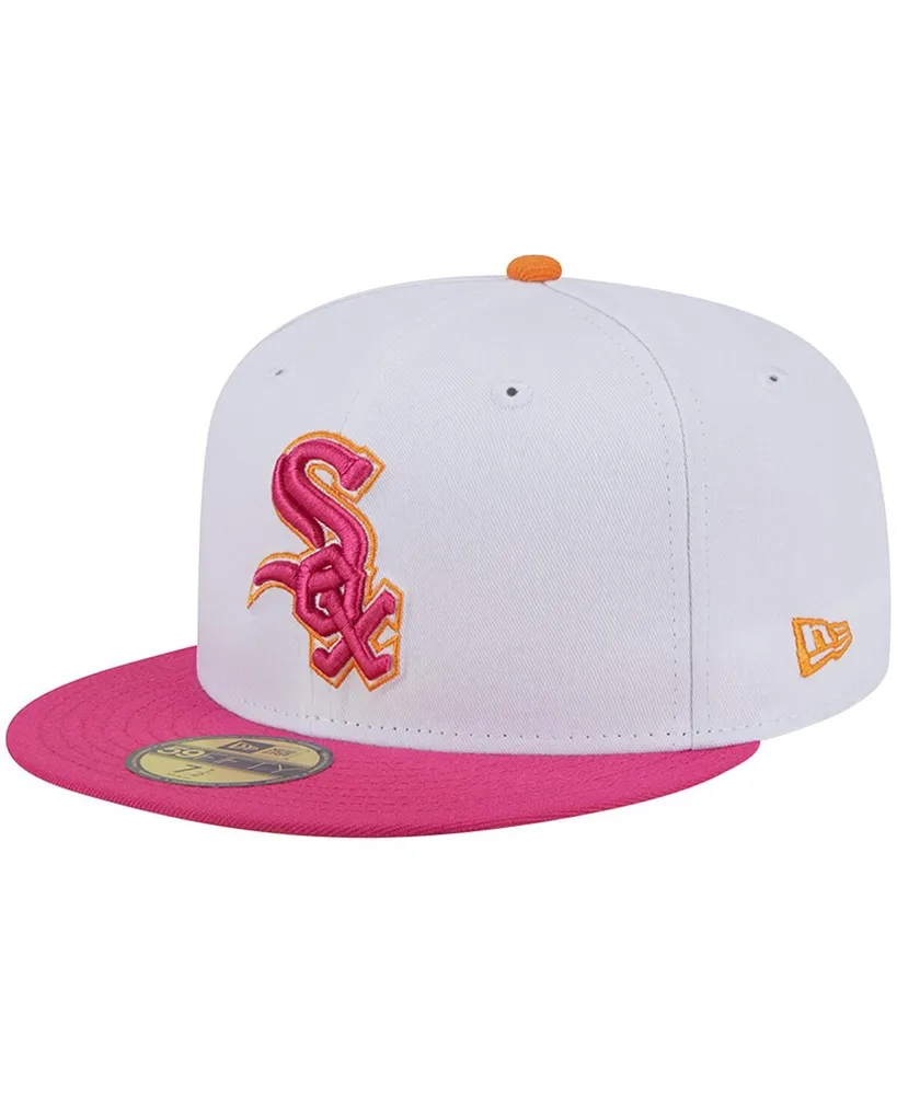 Men's New Era White, Pink Chicago White Sox 2005 World Champions 59FIFTY Fitted Hat