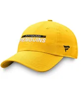 Men's Fanatics Gold Pittsburgh Penguins Authentic Pro Rink Adjustable Hat