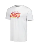 Men's Concepts Sport Red, White Kansas City Chiefs Downfield T-shirt and Shorts Sleep Set