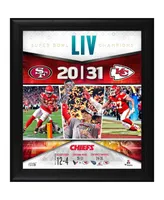 Kansas City Chiefs Framed 15" x 17" Super Bowl Liv Champions Team Collage