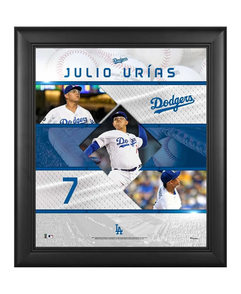 Mookie Betts Los Angeles Dodgers Fanatics Authentic Framed 15 x 17  Stitched Stars Collage