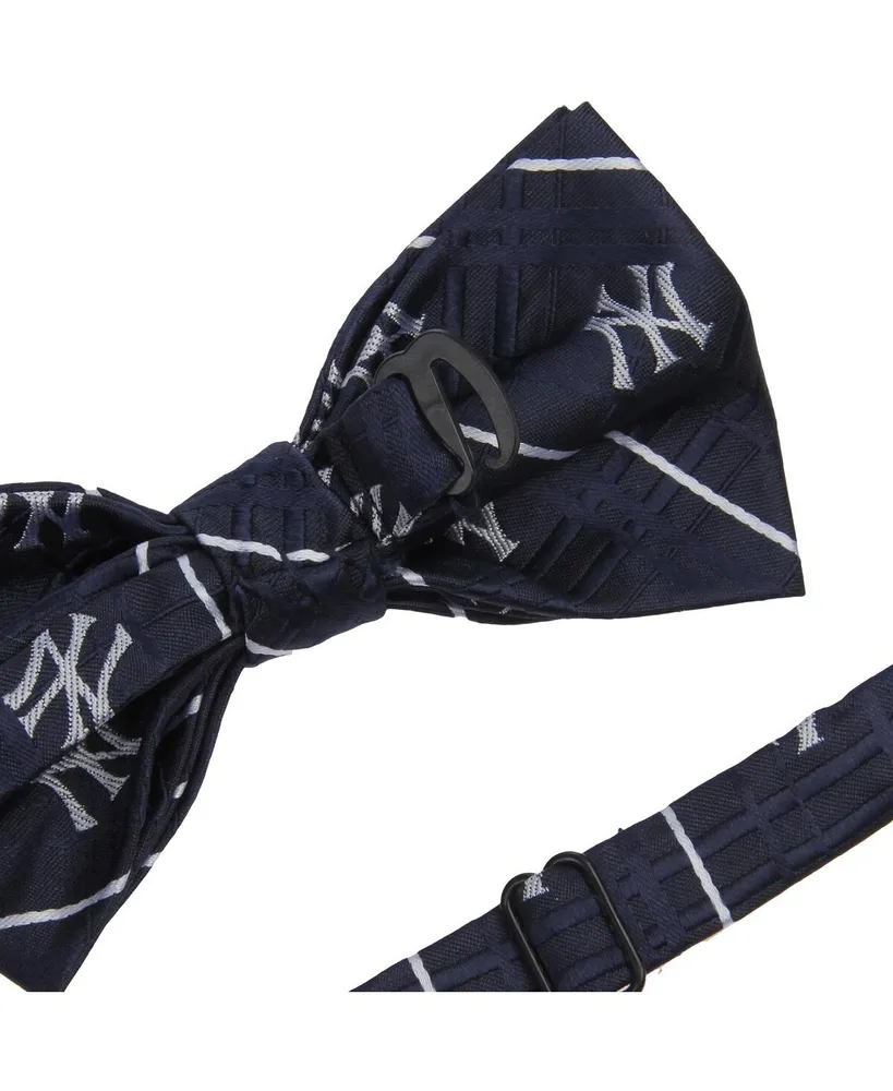 Men's Navy New York Yankees Oxford Bow Tie