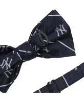 Men's Navy New York Yankees Oxford Bow Tie