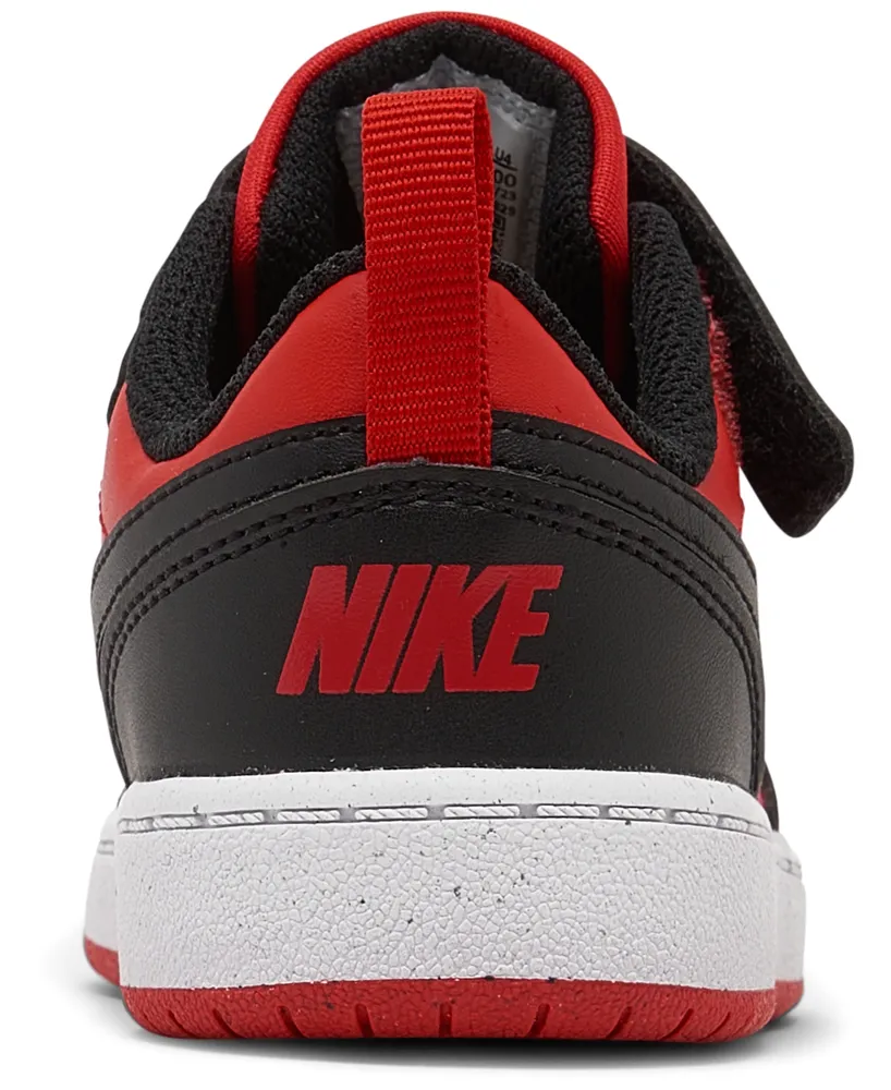 Nike Toddler Kids Court Borough Low Recraft Adjustable Strap Casual Sneakers from Finish Line