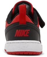 Nike Toddler Kids Court Borough Low Recraft Adjustable Strap Casual Sneakers from Finish Line