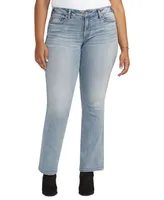 Silver Jeans Co. Plus Britt Low Rise Curvy Fit Slim Bootcut