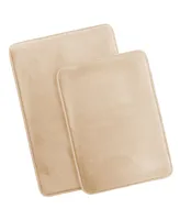 2 Piece Ultra Soft Non-Slip Plush Memory Foam Bath Rug Set - Small & Large