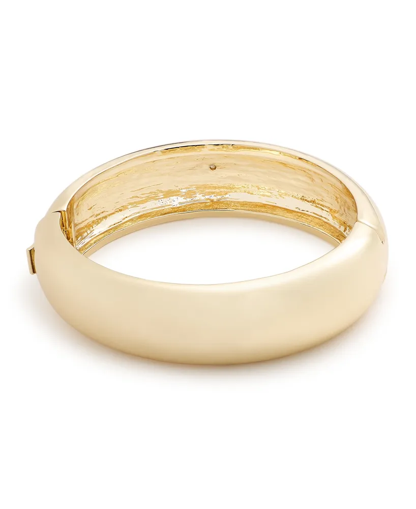 On 34th Gold-Tone Hinge Bangle Bracelet, Created for Macy's