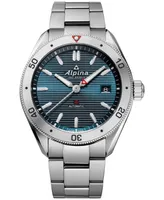 Alpina Men's Swiss Automatic Alpiner Stainless Steel Bracelet Watch 40mm - Silver