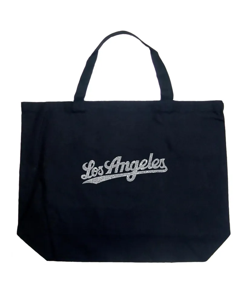 Los Angeles Neighborhoods - Large Word Art Tote Bag