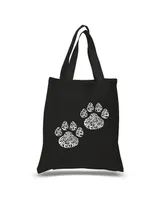 Cat Mom - Small Word Art Tote Bag