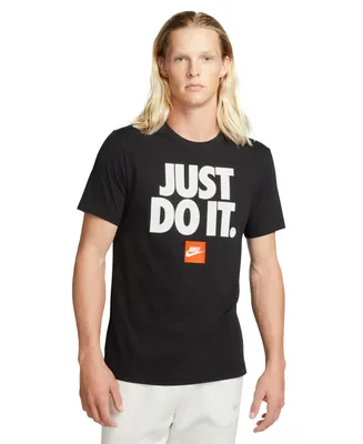 Nike Men's Sportswear Relaxed-Fit Just Do It Logo Graphic T-Shirt