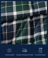 Nautica North Sail Plaid Brushed Microfiber Duvet Cover Sets