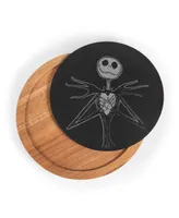 Disney's Nightmare Before Christmas Jack Insignia Acacia and Slate Charcuterie Board with Cheese Tools