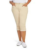 Nydj Plus Marilyn Straight Crop Cuff Jeans