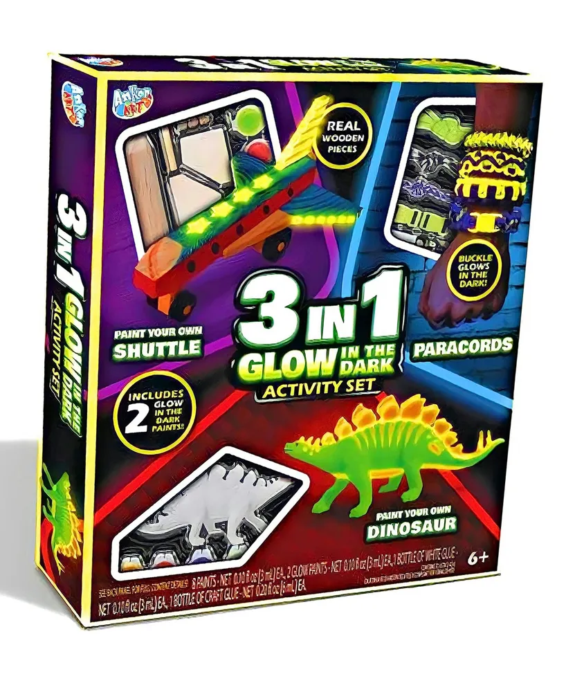 Closeout! 3 in 1 Glow in the Dark Activity Set